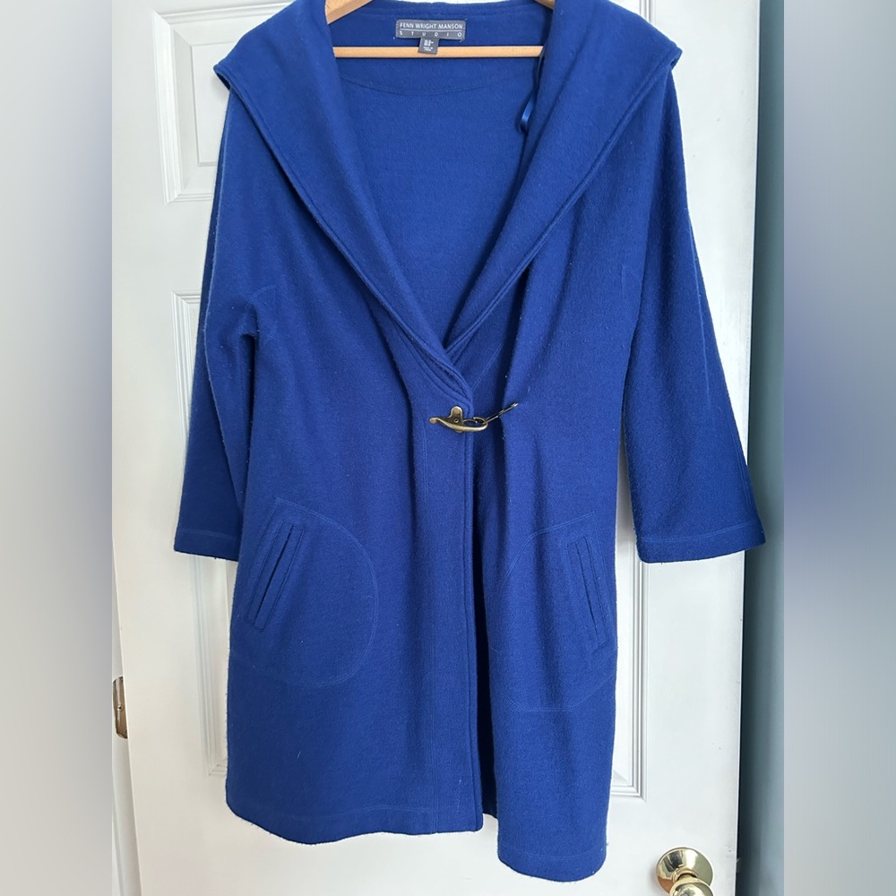 Blue coat that will be perfect for the fall